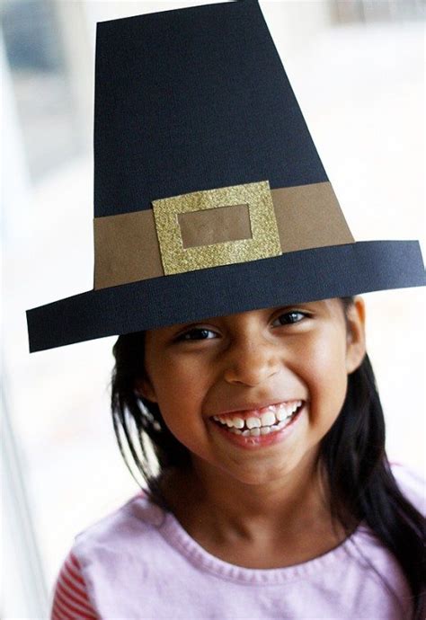kids pilgrim hat diy  thanksgiving alpha mom