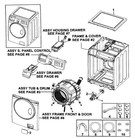 samsung washer parts model wfanwxaa sears partsdirect
