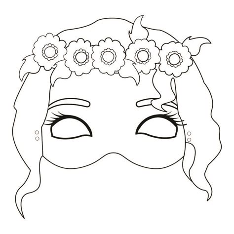 princess printable mask template