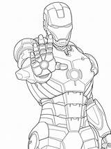 Outline Iron Man Drawing Drawings Paintingvalley sketch template