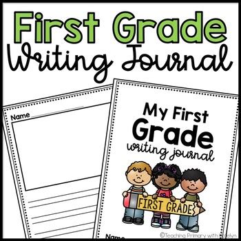 grade writing journal editable lines  teaching primary