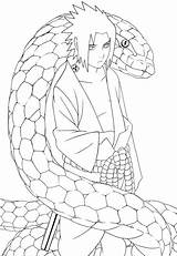 Coloring Pages Sasuke Getdrawings Naruto sketch template