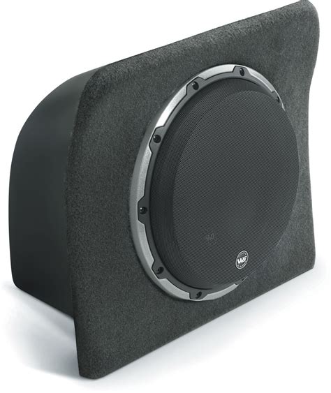 jl audio stealthbox charcoal custom fit fiberglass enclosure   wv subwoofer fits