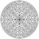 Mandala Mandalas Coloring Geometric Lines Simple Concentric Pages Patterns Adults Kids Designs Lignes Concentriques Adult Line Children Pattern Avec Relax sketch template