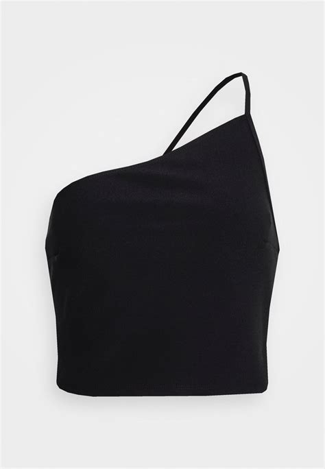 Abercrombie And Fitch Chase Bare Ruched Top Black Zalando De