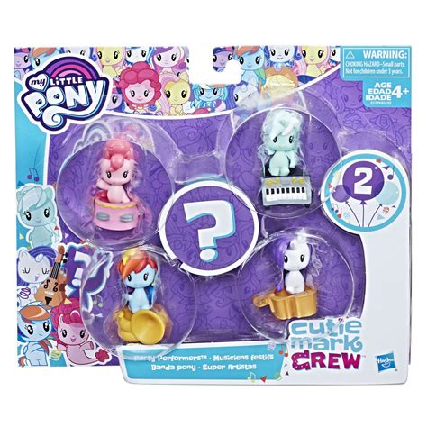 pony cutie mark crew series  party performers pack walmart