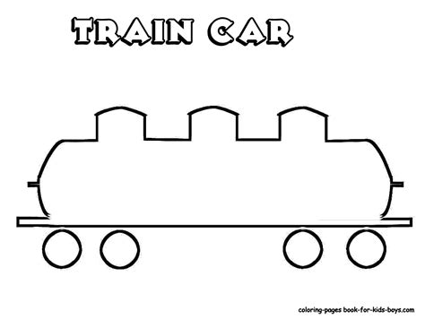 coloring pages train cars