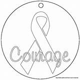 Cancer Breast Coloring Ribbon Pages Pink Awareness Drawing Printable Sheets Ribbons Life Courage Color Relay Template Colors Book Getdrawings Templates sketch template