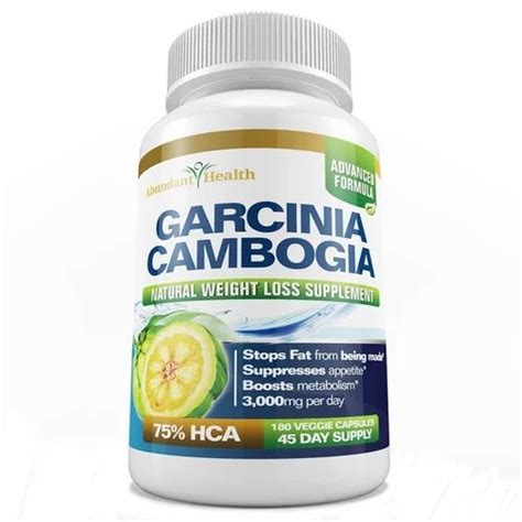 garcinia cambogia weight loss supplements packaging type plastic