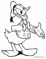 Duck Donald Coloring Pages Welcome Printable Kids Print sketch template