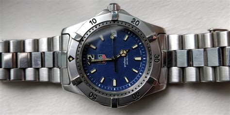 tag heuer  series classic professional wk  mens blue