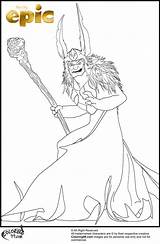 Coloring Pages Epic Movie Mandrake sketch template