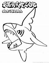 Coloring Shark Pages Pokemon Printable Hungry Thresher Online Color Sharks Fish Cartoons Getcolorings Popular Print Getdrawings Coloringhome sketch template