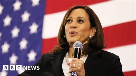 us election who is kamala harris vice president bbc news