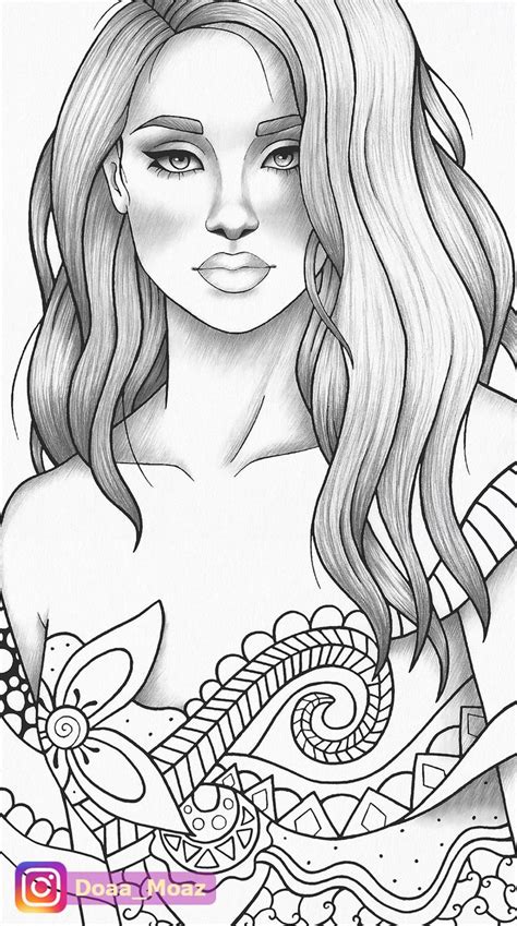 detailed coloring pages  adults printable pin  abstract