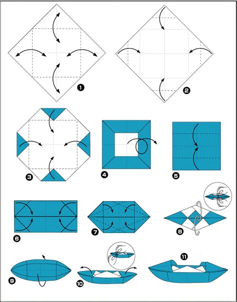 origami boat moving origami