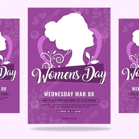 womens day flyer template template   pngtree