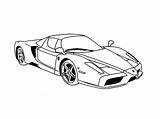 Drawing Ferrari Car Easy Supercar Coloring Pages Fast Race Drawings Furious Drawn Convertible Step Nissan Enzo Getdrawings Charger Gtr R35 sketch template