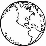Earth Coloring Pages Printable Kids Print Globe sketch template