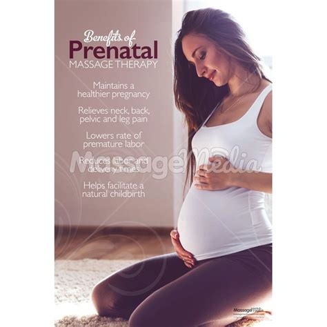 massage therapy pregnancy prenatal poster
