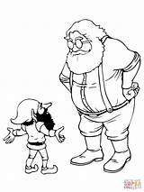 Elf Santa Christmas Coloring Pages Printable Talking Elves Color Arthur Movie Drawing Online Elfs Buddy Clipart Getcolorings Print Getdrawings Colouring sketch template