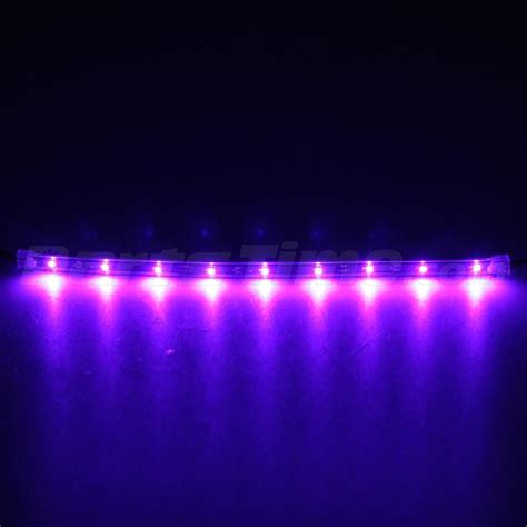 purple flexible footwell interior led underdash strip light bulbs smd ebay