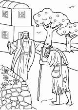 Coloring Prodigal Son Sunday School sketch template