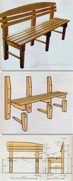 idees de banc mobilier de salon meuble jardin projets bois