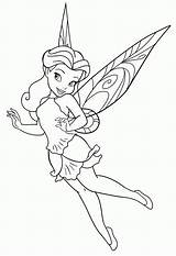 Coloring Tinkerbell Friends Pages Gothic Comments sketch template