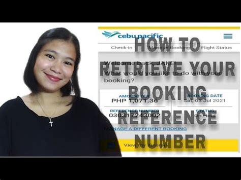 retrieve  booking reference number airline  booking youtube