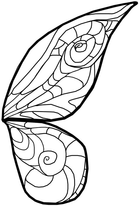 printable fairy wings template doctemplates