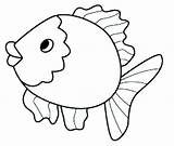 Fish Cartoon Coloring Pages Color Getcolorings sketch template
