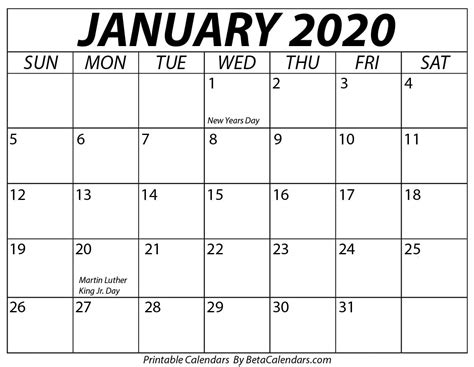 calendar year  united states month calendar printable