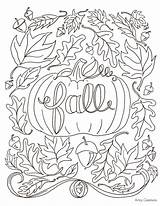 Coloring Autumn Printable Pages Fall Sheets Color Getcolorings Print Willpower Colorings sketch template