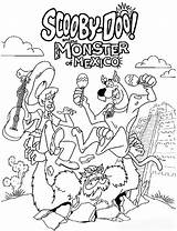 Scooby Doo Nickelodeon Scoubidou Coloriage sketch template
