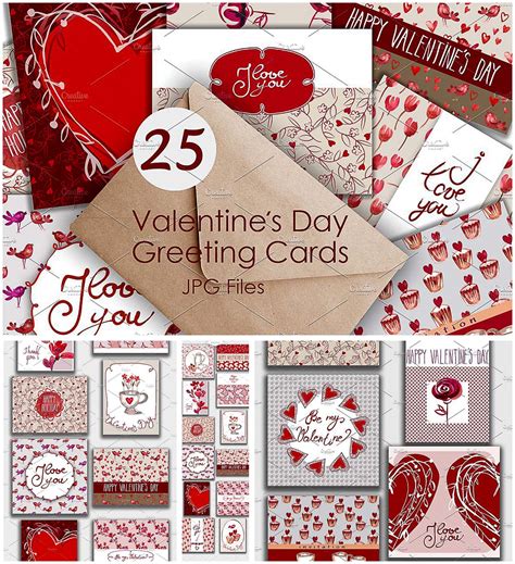valentines day greeting card collection