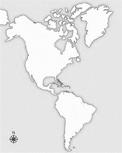 mapa del continente americano para imprimir imagui