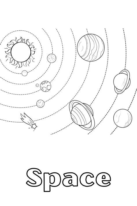 space coloring pages  kids space coloring pages space