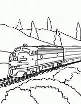 Coloring Train Pages Book Printable Area Source sketch template