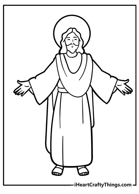 jesus teaching coloring pages