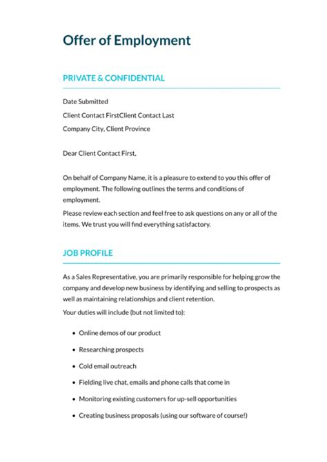 Direct Hire Contract Template