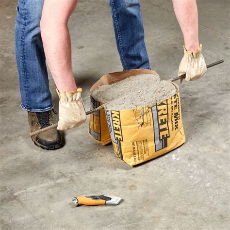 pro tip  heavy concrete bags easier  carry concrete bags simple bags concrete