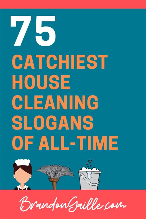 list   catchy house cleaning slogans brandongaillecom