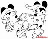 Mickey Skating Christmas Mouse Minnie Gif Disney 1000 Coloring2 Choose Board sketch template