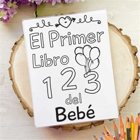 spanish numbers baby shower coloring book baby pinch