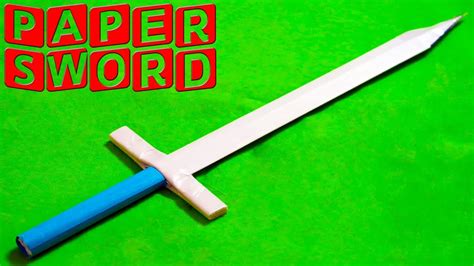 paper sword easy paper sword youtube