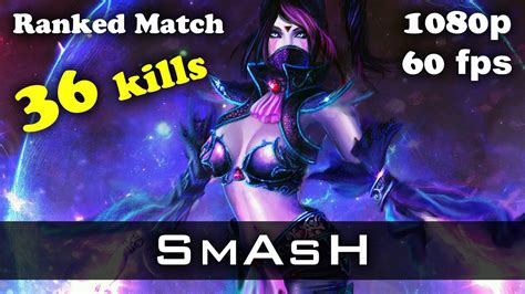 smash templar assassin 36 kills ranked match dota 2 youtube