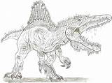 Spinosaurus Spinosaure Imprimer Coloringtop Suchomimus Downloa Dinosaure sketch template