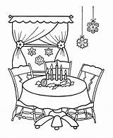 Christmas Coloring Pages Decorations Color Kids Drawing Holidays Sheet Getdrawings Honkingdonkey sketch template