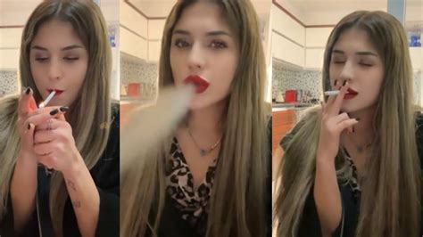 smoking video of sexy turkish girl smoking viral video of beautiful